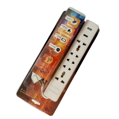 Picture of YOA 215 U -  Power Strip - 5 AC & 2 USB Ports