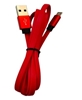 Picture of Flat Micro-USB Data Cable - 1M - Red